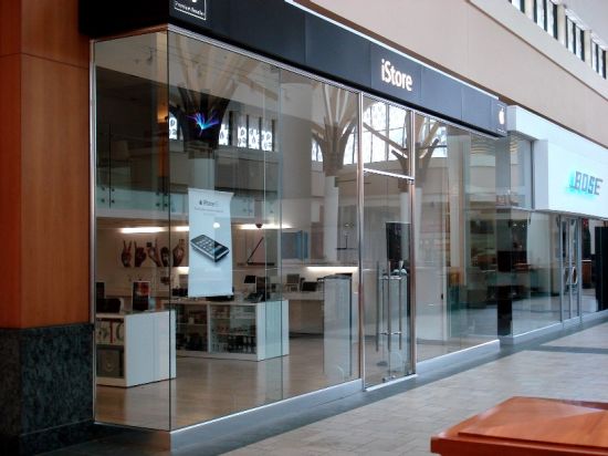 toughened glass shopfronts